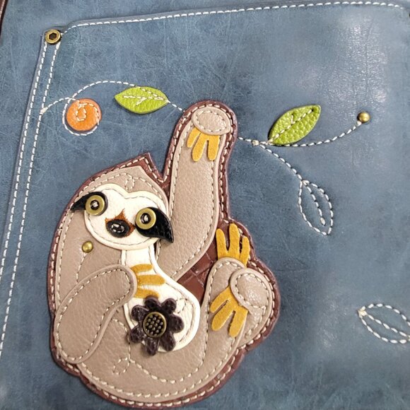 Chala Navy Sloth Backpack - Picture 2 of 8